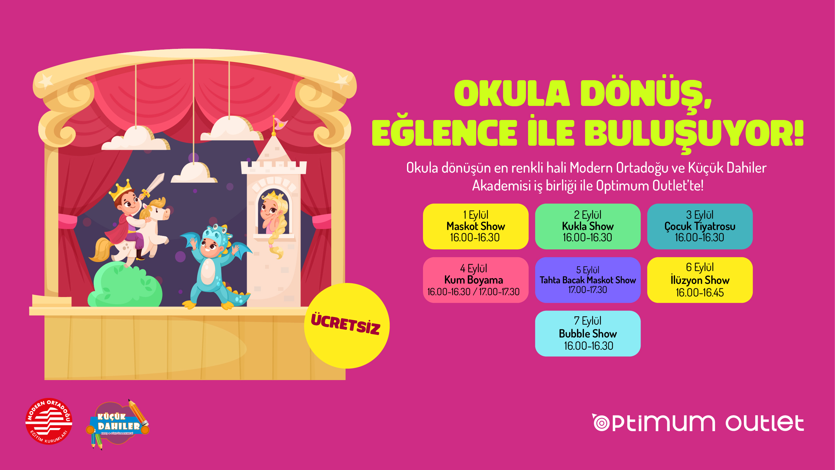 Okula Dönüş, Eğlence İle Buluşuyor!