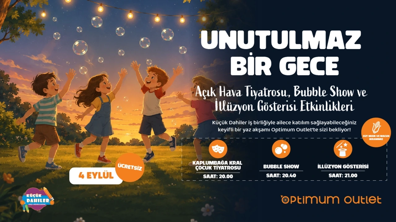 Açık Hava Tiyatrosu, Bubble Show ve İllüzyon Gösterisi Etkinliği