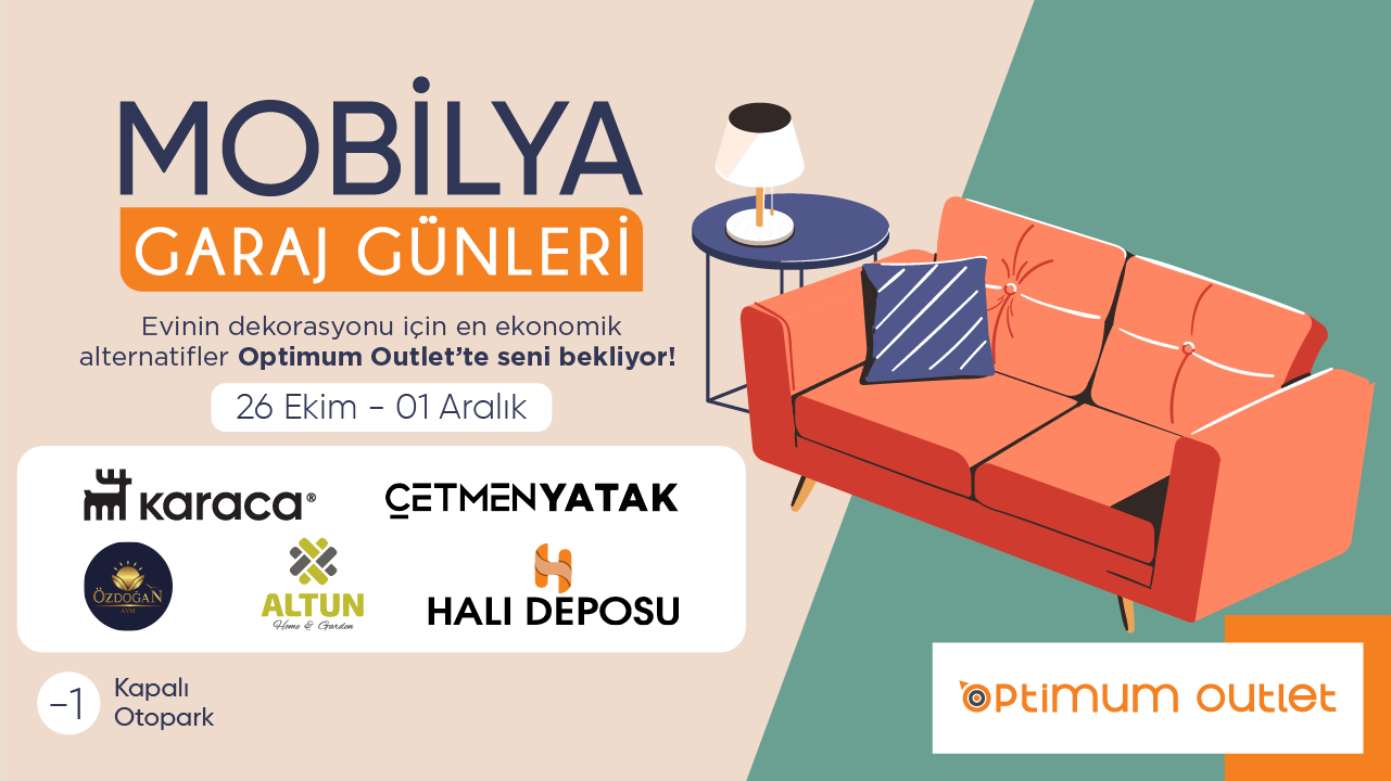 Mobilya Garaj Günleri Ankara Optimum'da!